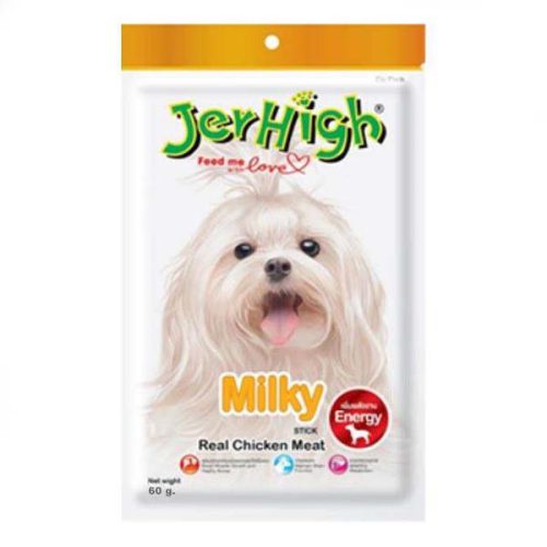 JerHigh ‌Milky Dog Treats with Real Chicken Meat